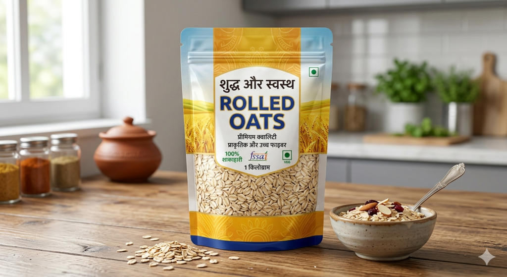 Premium Rolled Oats – 100% Natural & High in Fiber